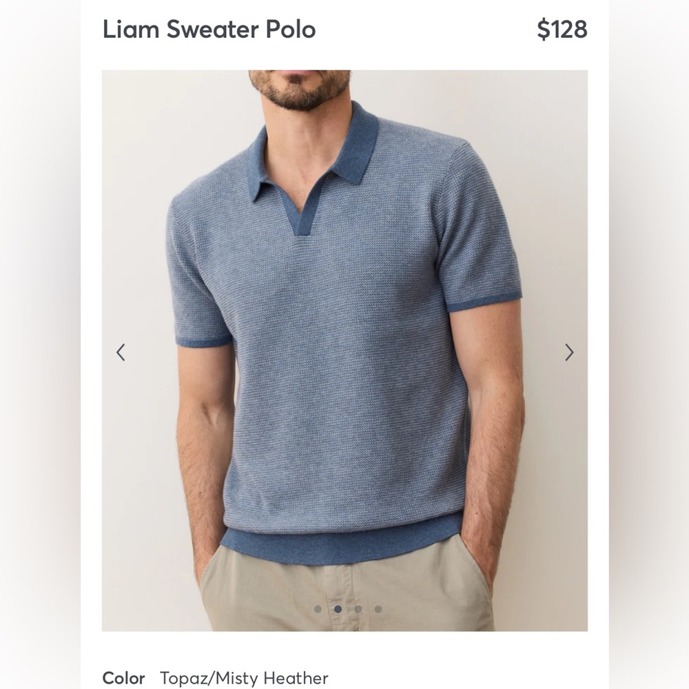 Marine Layer Liam Sweater Polo